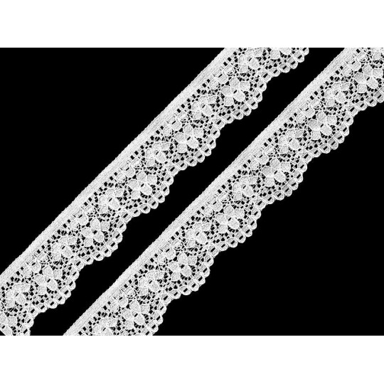 Elasztikus csipke szalag 25 mm | Mimib