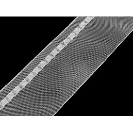 Függönybehúzó ráncoló szalag 10 cm fülekkel - 1 m | Mimib