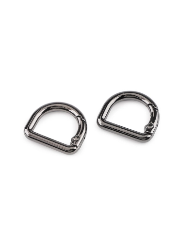 Karabíner D félkarika lyuk 16 mm - 2 db. | Mimib