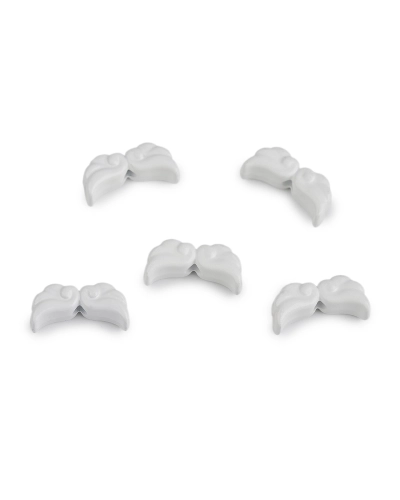 Lakkozott angyalszárny díszítő elem 6x12 mm - 5 db. | Mimib