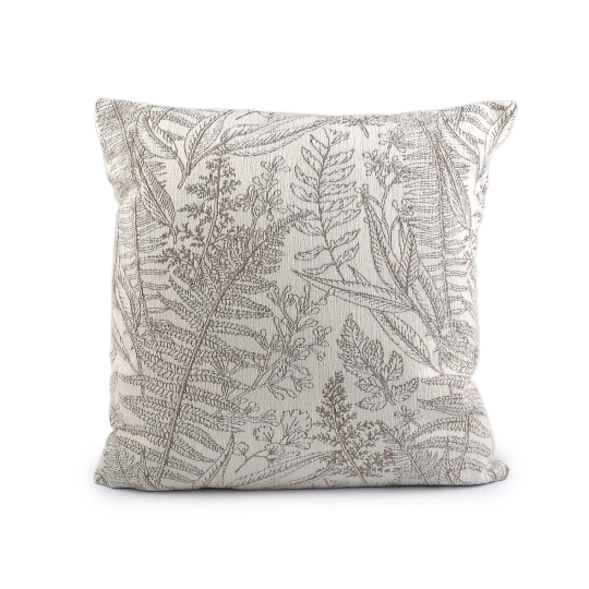 Párnahuzat sénia páfrány mintával 43x43 cm - 2 db. | Mimib