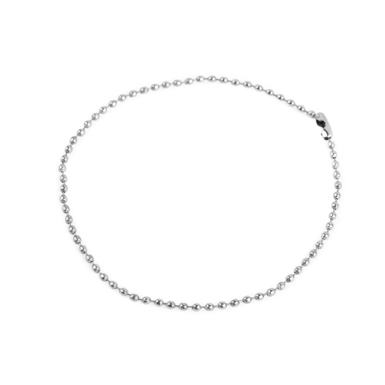 Golyós lánc 25 cm-es akasztóhurok - 10 db. | Mimib
