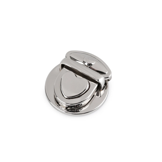 30x32 mm-es szív alakú pénztárcazár szett - 1 szett | Mimib