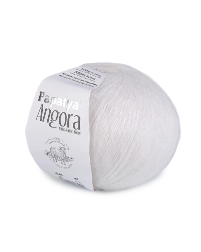 Pletacia priadza Papatya Angora 100 g - 1 ks