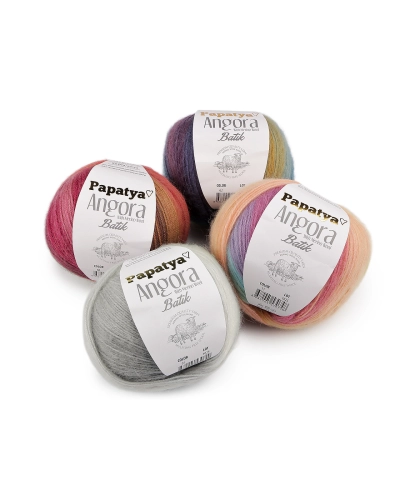 Kötőfonal Papatya Angora Batik 100 g - 1 db. | Mimib