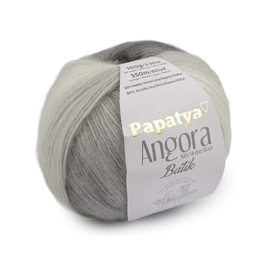 Kötőfonal Papatya Angora Batik 100 g - 1 db. | Mimib
