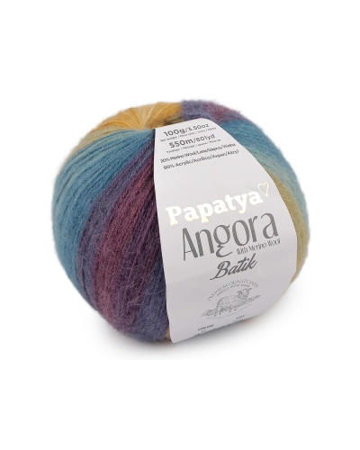 Kötőfonal Papatya Angora Batik 100 g - 1 db. | Mimib