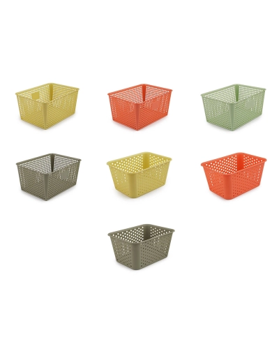 Műanyag kosárka 15x20 cm  - 2 designs - 1 db. | Mimib