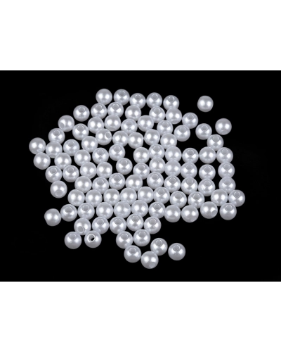 Műanyag dekorációs gyöngyök Ø6, 8, 10, 12 mm tekla - 30 g | Mimib