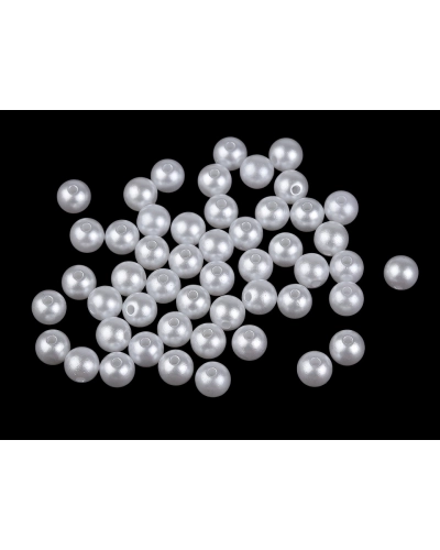 Műanyag dekorációs gyöngyök Ø6, 8, 10, 12 mm tekla - 30 g | Mimib