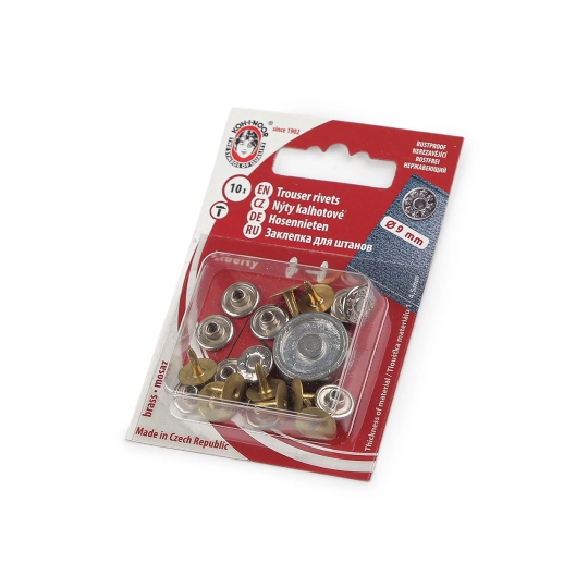 Farmer dísz szegecs Ø9 mm - 1 card | Mimib