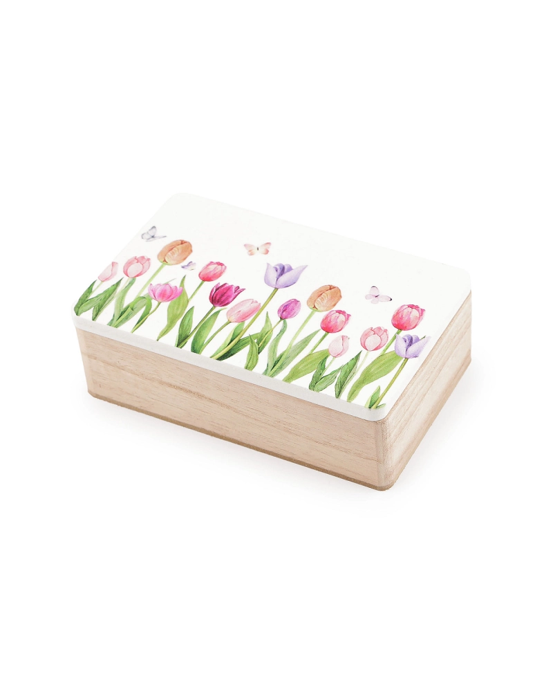 Drevená krabička s potlačou 10x16 cm - 1 ks | Mimib