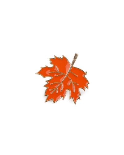 Brošňa / odznak tekvica, listy - 1 ks | Mimib