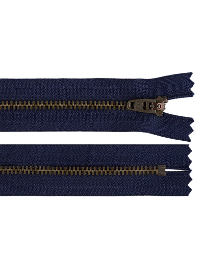Kovový zips YKK No 4 dĺžka 20 cm (jeansový) - 1 ks | Mimib