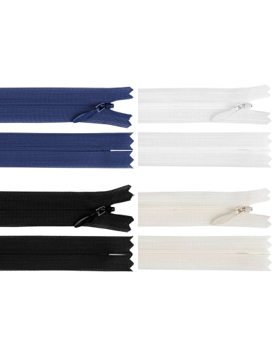 Špirálový zips skrytý YKK No 5 dĺžka 60 cm dederon - 1 ks | Mimib