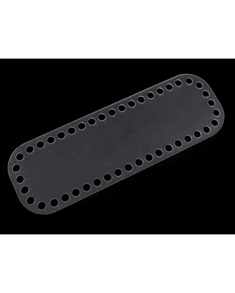 Plastové dno na háčkovanie / výrobu košíkov 10x30 cm - 1 ks | Mimib