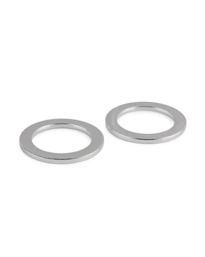 Nerezový krúžok na plavky, šaty a doplnky Ø45 mm, 52 mm plochý - 2 ks | Mimib