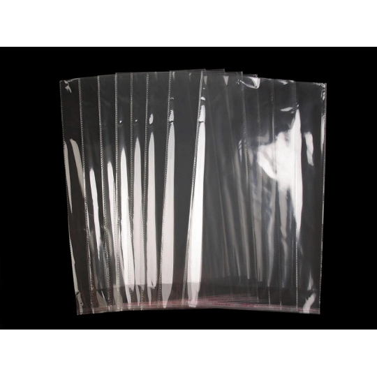 PP vrecko s lepiacou lištou 24x39 cm - 100 ks | Mimib