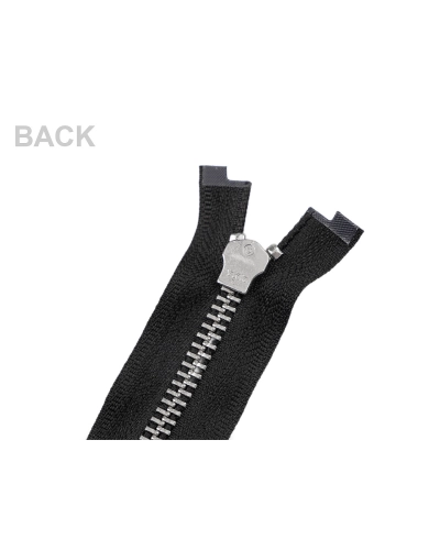 Zip kovový YKK No 5 deliteľný 2 jazdci / dvojcestný 90 cm na kožené bundy - 1 ks | Mimib