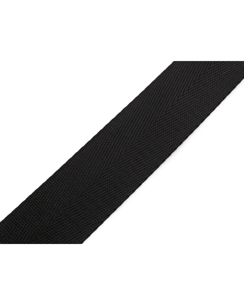 Hladký popruh s leskom šírka 32 mm - 1 m | Mimib