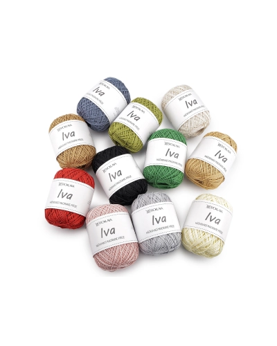 Háčkovacia priadza macrame Iva na tašky 75 g - 1 ks | Mimib