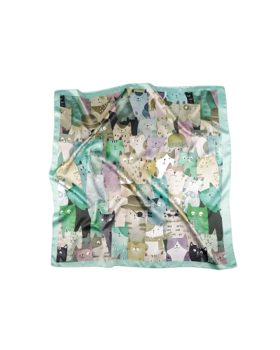 Saténová šatka 70x70 cm - 1 ks | Mimib
