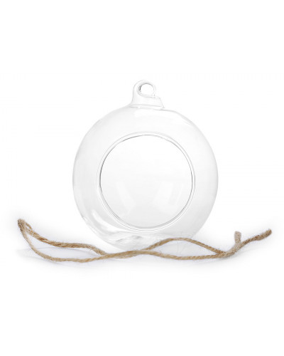 Üveggömb Ø8 cm felfüggeszthető aerárium | Mimib