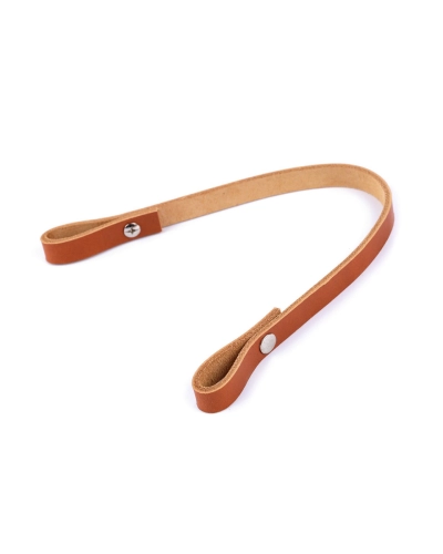 Kožené ucho na kabelku šírka 1 cm dĺžka 30 cm - 1 ks | Mimib
