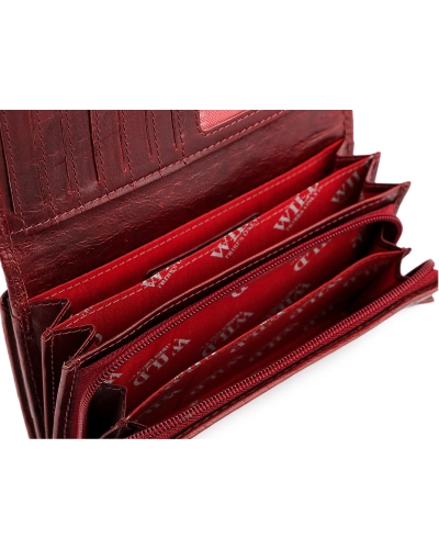 Dámska peňaženka kožená 9,5 x17 cm - 1 ks | Mimib