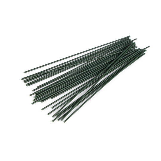 Floristická plastová stonka / drôt dĺžka 20 cm - 30 ks | Mimib