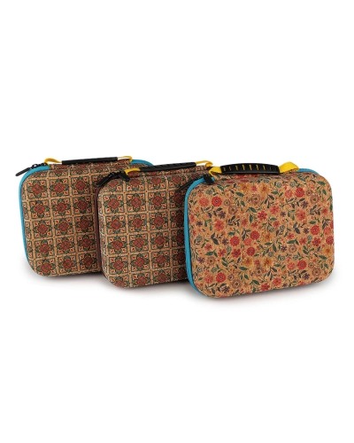 Korkový kufrík / box na šitie a tvorenie 22x18 cm - 1 ks | Mimib