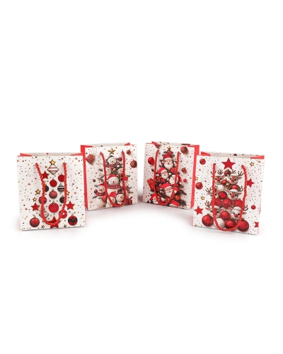 Vianočná darčeková taška 12x14 cm - 1 ks | Mimib
