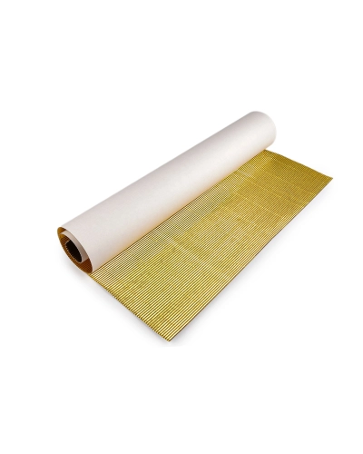 Metalický vlnitý papier / lepenka na tvorenie 70x50 cm - 1 ks | Mimib