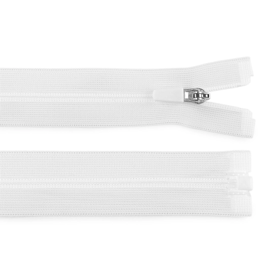 Špirálový zips skrytý deliteľný No 3 dĺžka 55 cm - 1 ks | Mimib