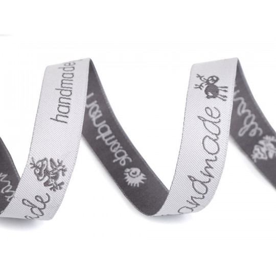 Mintás szalag Handmade szélessége 16 mm | Mimib