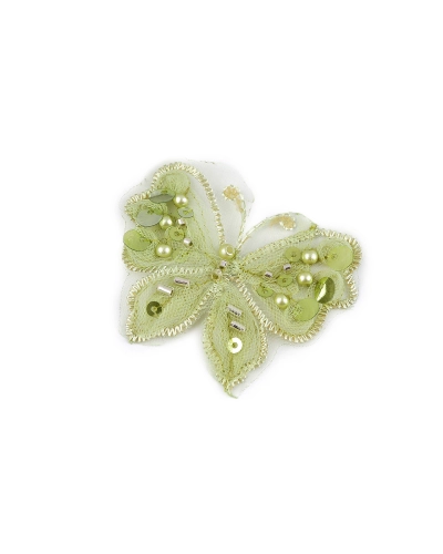 Motýľ s korálikmi a flitrami na našitie a nalepenie - 1 ks | Mimib