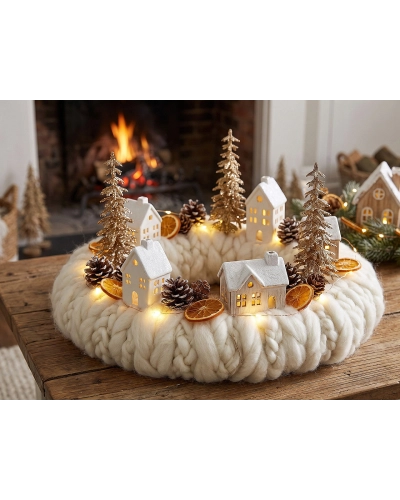 Umelý stromček s glitrami do vianočných kytíc a aranžmánov - 2 ks | Mimib
