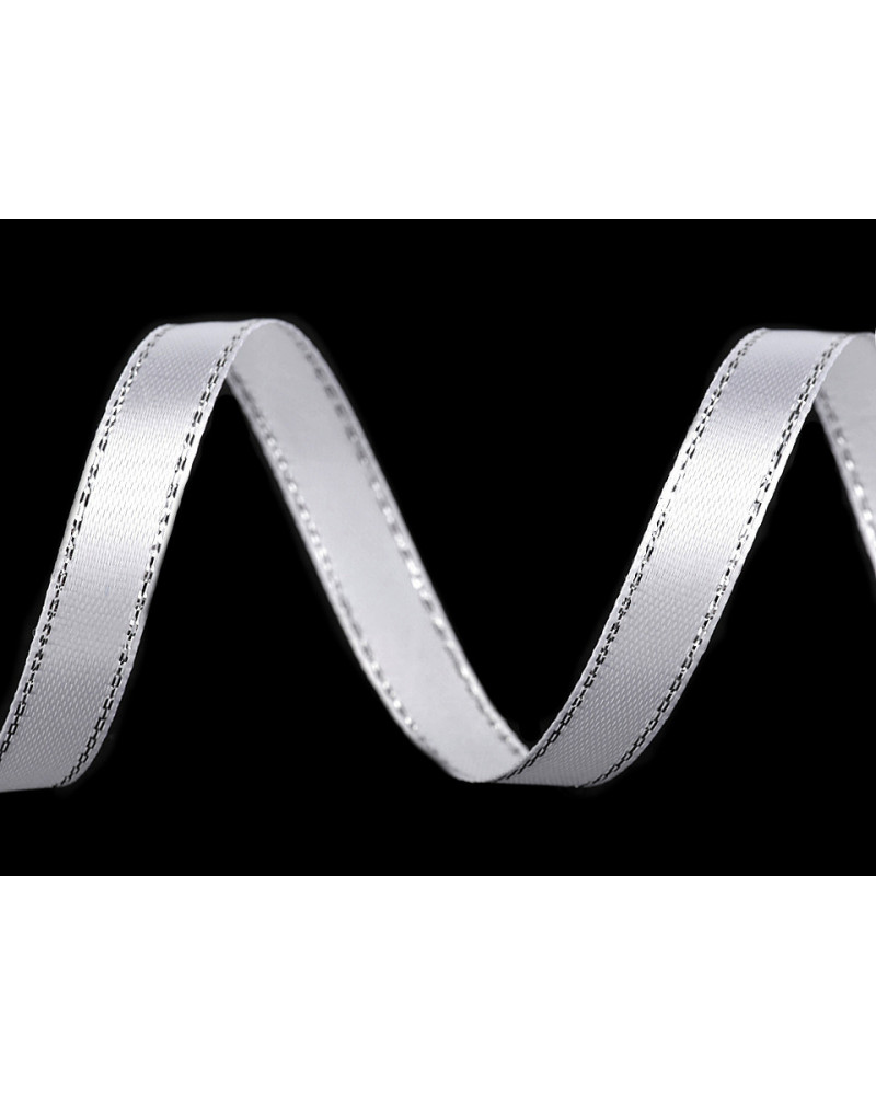 Atlasz szalag lurexszel szélessége 10 mm karácsonyi | Mimib