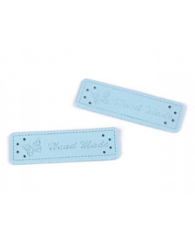 Műbőr cédula / dísz / Handmade 15x50 mm | Mimib