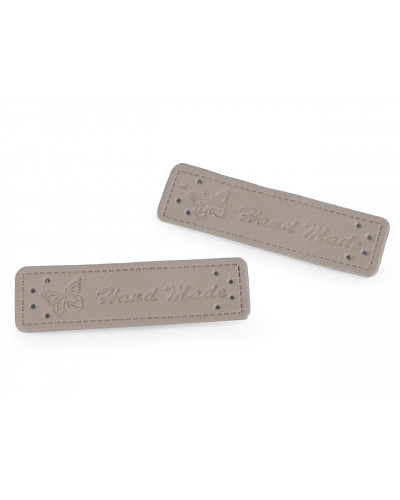 Műbőr cédula / dísz / Handmade 15x50 mm | Mimib