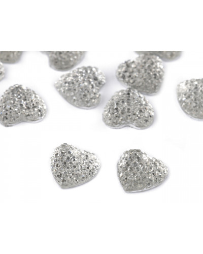 Csiszolt szív és kövek felragasztható | Mimib