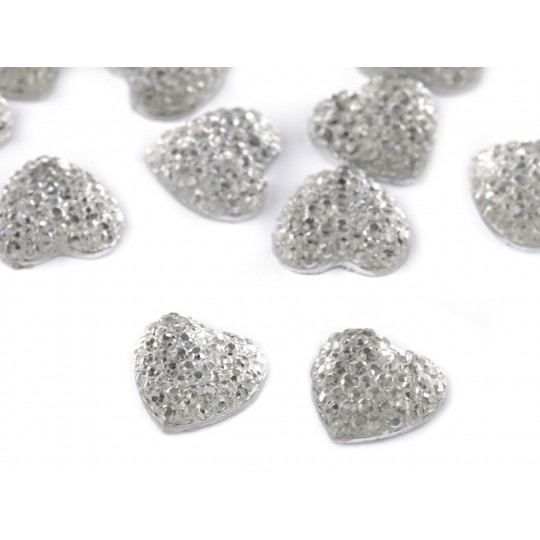 Csiszolt szív és kövek felragasztható | Mimib