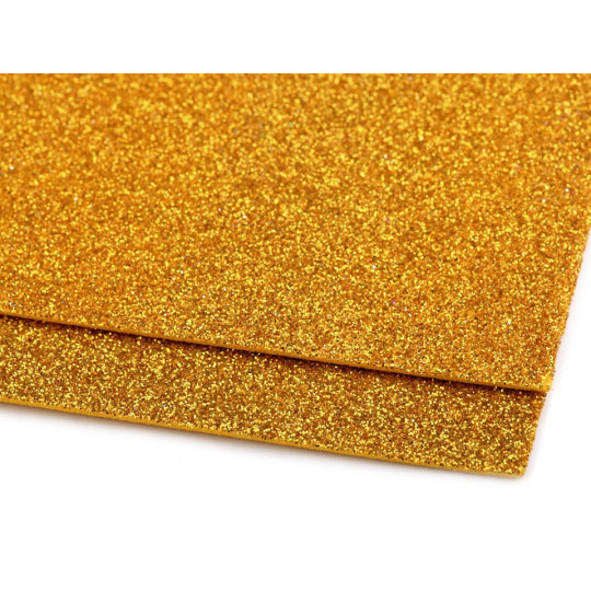 Habgumi Moosgummi csillámokkal 20x30 cm | Mimib