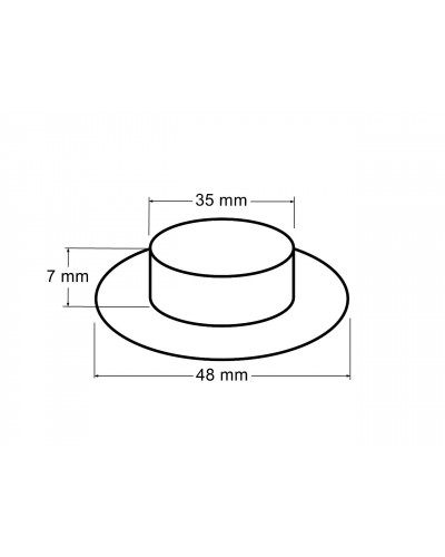 Ringli alátéttel belső Ø35 mm / külső Ø48 mm | Mimib