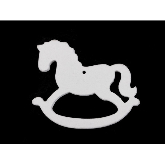 Fa karácsonyi dekorációs csillag, hópehely, karácsonyfa, csengettyű, lovacska, rénszarvas felakasztható / ragasztható | Mimib