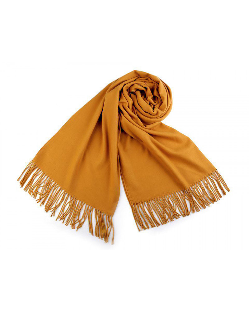 Kendő / pashmina típusú sál rojtos 65x180 cm | Mimib