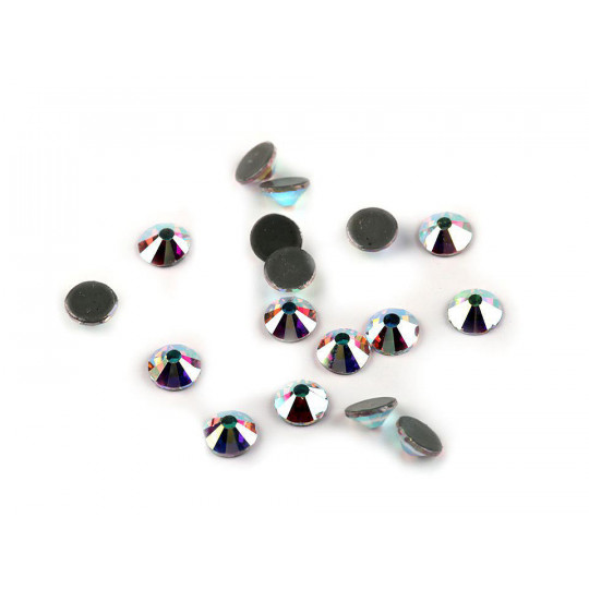 Saton rózsa hot-fix mérete SS30 | Mimib