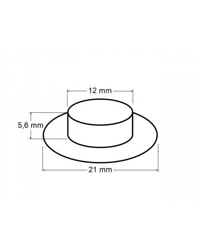 Ringli alátéttel belső Ø12 mm / külső Ø21 mm | Mimib