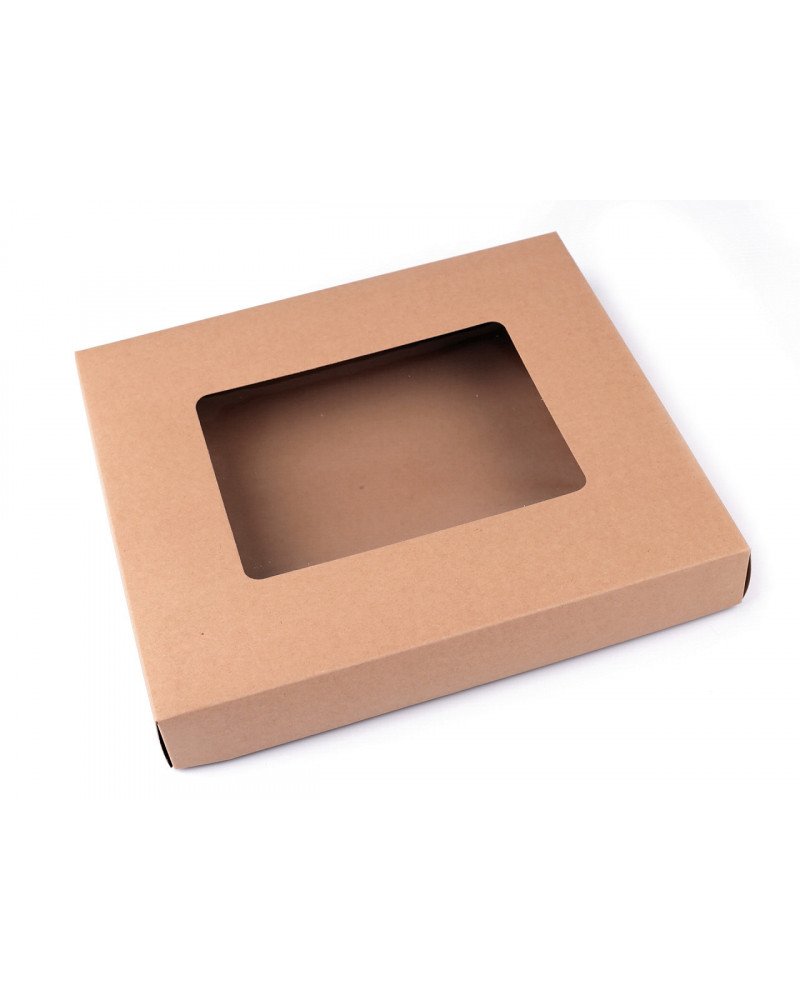 Ablakos ajándékdoboz süteményes | Mimib