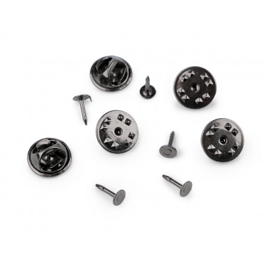 Tiszti patent hát+szeg Ø11 mm jelvény gomb, pillangó patent | Mimib